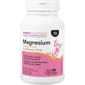 Magnesium Bisglycinate 130mg - Vegan-Friendly, Non-GMO, Supports Sleep & Muscle Health