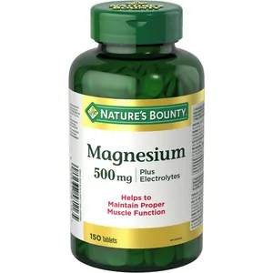 Magnesium with Electrolytes 500mg - Supports Muscle Function & Bone Health, 30 Tablets