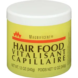 Magnificent Hair Food with Wheat Germ Oil, Vitamin E, Coconut Oil & Lanolin for Healthy Growth