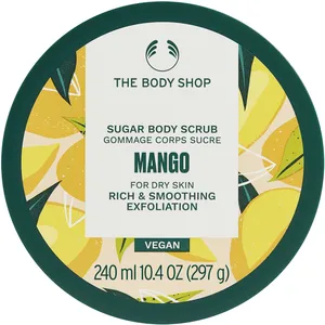 Mango Body Scrub for Silky Soft Skin - 90% Natural Ingredients, Vegan, Perfect for Dry Skin