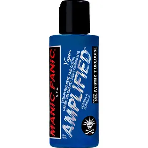 Manic Panic Amplified Atomic Turquoise Hair Color - Vegan, Long-Lasting Color, 30% More Pigment