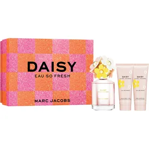 Marc Jacobs Daisy Eau So Fresh Holiday Gift Set for Women - 75ml EDT, Body Lotion & Shower Gel
