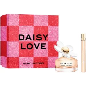 Marc Jacobs Daisy Love Eau De Toilette Holiday Gift Set 50ml & 10ml Spray for Women