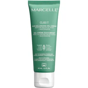 Marcelle Clari-T Skin Balancing Gel-Cream 2% Salicylic Acid Niacinamide for Oily Skin