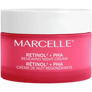 Marcelle Retinol2 + PHA Renewing Night Cream, 50ml - Plumper, Smoother Skin, Cruelty-Free, Hypoallergenic