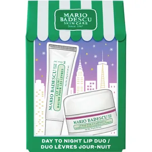 Mario Badescu Day to Night Lip Duo - Hydrating Lip Balm & Nourishing Lip Mask with Acai & Vanilla