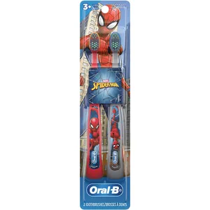 Marvel's Spiderman Kid's Manual Toothbrush - Soft Bristles for Children 3+, 2 Count