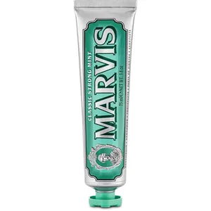 Marvis Classic Mint Toothpaste - Strong Mint Flavor, Polishes Teeth, Enamel Safe, Stain Removal