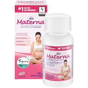 Materna Prenatal Multivitamin, 100 Tablets for Healthy Mothers and Babies - Doctor Recommended