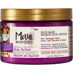 Maui Moisture Heal & Hydrate Shea Butter Hair Mask - Deep Conditioning for Soft, Hydrated Hair