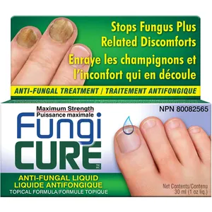 Maximum Strength Fungicure Anti-Fungal Liquid for Nail Infections - 25% Undecylenic Acid