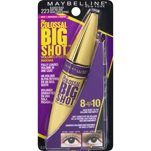 Maybelline Colossal Big Shot Mascara Very Black Waterproof - Bold Volume in One Coat