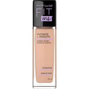 Maybelline Fit Me Hydrate + Smooth Foundation, Buff Beige 30 ml - Dewy Finish, Hydrating Formula
