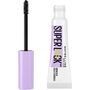 Maybelline Superlock Brow Glue - Clear Brow Gel for 24 Hour Hold, Flake and Sweat Resistant