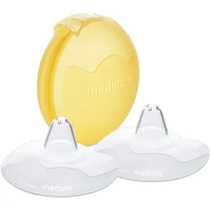 Medela Contact Nipple Shields 24mm - Soft Silicone Design for Latch-On Difficulties & Soreness