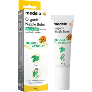Medela Organic Nipple Cream - Purelan for Sore Nipples, 100% Natural, Vegan, 4 Ingredients