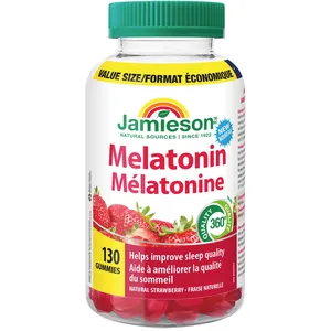 Melatonin 2.5mg Gummies Value Size - Gelatin-Free, Vegetarian-Friendly, Strawberry Flavor