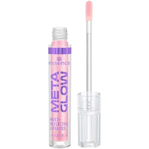 Meta Glow Multi-Reflective Lipgloss in Digital Pink - Iridescent Shine, Non-Sticky, Cruelty-Free