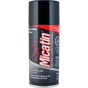 Micatin Spray Powder 85g for Athlete's Foot, Jock Itch Relief, Clinically Proven Fast Action