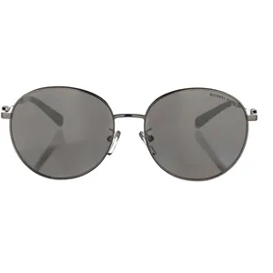 Michael Kors Round Sunglasses 1119 - Silver Stainless Steel Frame with Gray Lenses