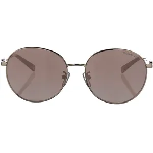 Michael Kors Round Sunglasses 1119 in Gold - Stylish Brown Lenses for Face Shapes Rectangle, Square, Pear