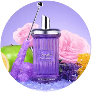 Michel Germain Sugarful Sweet Nothings Eau de Parfum Gift Set - 3.4oz & 1.2oz Retro Bottle