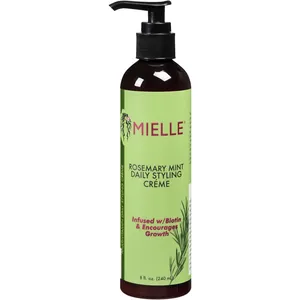 Mielle Rosemary Mint Daily Styling CrÃ¨me - Lightweight Moisturizer for All Hair Types, Gender Neutral