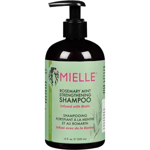 Mielle Rosemary Mint Strengthening Shampoo for Dry, Weak Hair - Sulfate-Free, Nourishing Formula