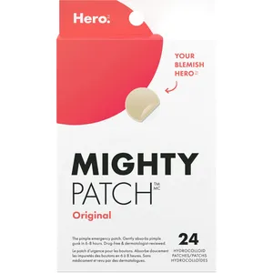 Mighty Patch Original - Pimple Emergency Patch for Clear Skin, Medical-Grade Hydrocolloid