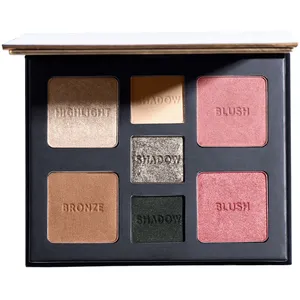 Milani All Inclusive Eye, Cheek & Face Palette - Light to Medium, 2 Blushes, 3 Eyeshadows, Bronzer, Highlighter