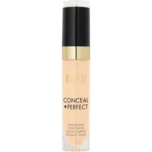 Milani Conceal + Perfect Longwear Concealer Warm Tan - Creamy, Vegan, Water-Resistant, 12 Hour Coverage