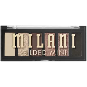 Milani Gilded Mini Eyeshadow Palette It's All Rose - 6 High-Intensity Shades, Cruelty-Free Beauty