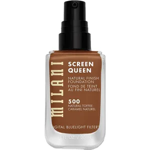 Milani Screen Queen Foundation 500N - Lightweight, Blurring & Digital Protection for All Skin Types