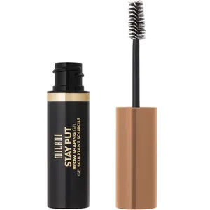 Milani Stay Put Brow Shaping Gel - Soft Brunette for Perfectly Defined, Long-Lasting Brows