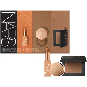 Mini Laguna Bronzer & Lip Set - Sunkissed Glow Essentials with Cream & Balm - Perfect for All Skin Types