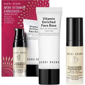Mini Vitamin Enriched Essentials Set - Moisturizing Duo with Smoothing Serum & Face Base