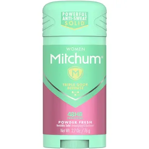 Mitchum Women Advanced Control Antiperspirant - 48 Hour Odour Defense, Invisible Solid, Powder Fresh