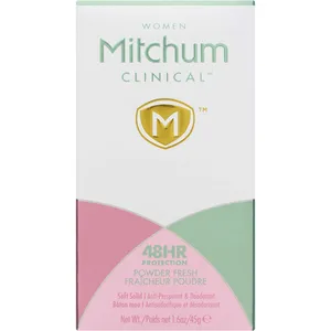 Mitchum Women Clinical Oxygen Antiperspirant & Deodorant Soft Solid Powder Fresh 48H Protection