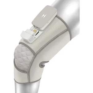 Modulair Knee Compression Wrap & Battery Bundle - 4 Massage Programs, 5 Intensity Levels, 3 Heat Settings
