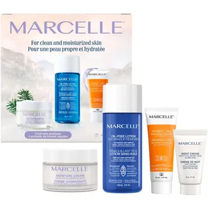 Moisture Essential Holiday Gift Set - Complete Cleansing & Moisturizing Routine for All Skin Types