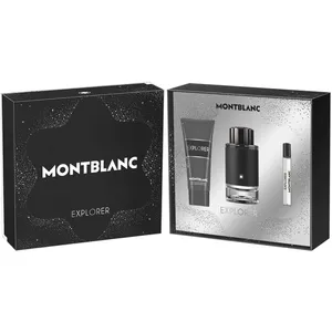 Montblanc Explorer Eau de Parfum Set - 100ml Spray, 100ml Shower Gel, 7.5ml Mini - Aromatic Scent