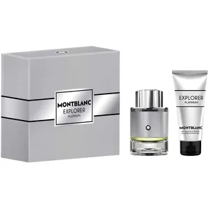 Montblanc Explorer Platinum Eau de Parfum 60ml & Shower Gel 100ml - Woody-Amber Men's Fragrance