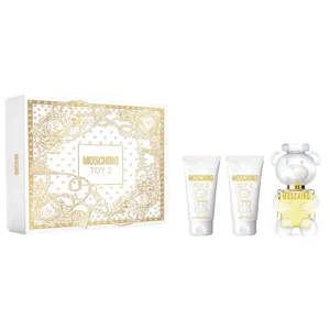 Moschino Toy 2 Eau de Parfum Set - 50ml Spray, Shower Gel & Body Lotion - Floral Woody Musk