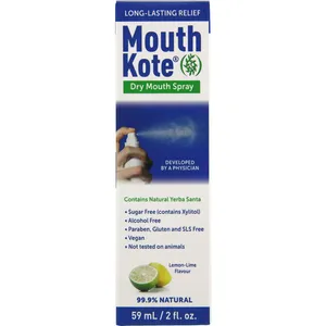 Mouth Kote Dry Mouth Spray with Natural Yerba Santa for Long-Lasting Relief – Vegan & Alcohol-Free