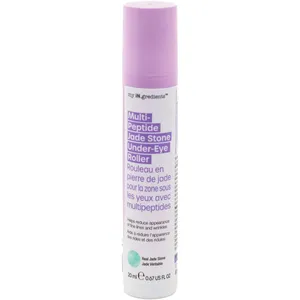 Multi-Peptide Jade Stone Under-eye Roller in Purple for Fine Lines and Wrinkles Reduction