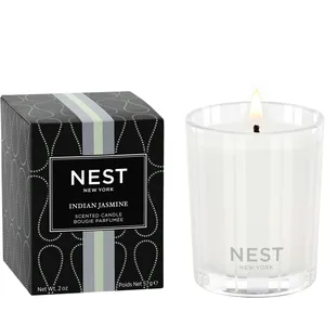 NEST Indian Jasmine Votive Candle - Lush Jasmine, Red Berries, Bergamot & Pink Pepper Aroma
