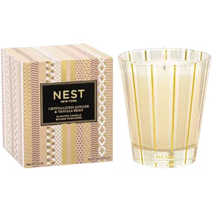 NEST New York Crystallized Ginger & Vanilla Bean Classic Candle - Holiday Aroma, Clean Burning