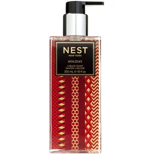 NEST New York Holiday Liquid Soap - Pomegranate, Mandarin, Pine, Cloves, Cinnamon, Vanilla Aroma
