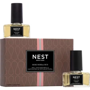 NEST New York Rose Noir & Oud Wall Diffuser Refill Duo - 2 Refills of Captivating Aroma