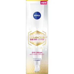 NIVEA Luminous 630 Dark Spot Solution Eye Cream for Dark Circles and Puffiness, All Skin Types